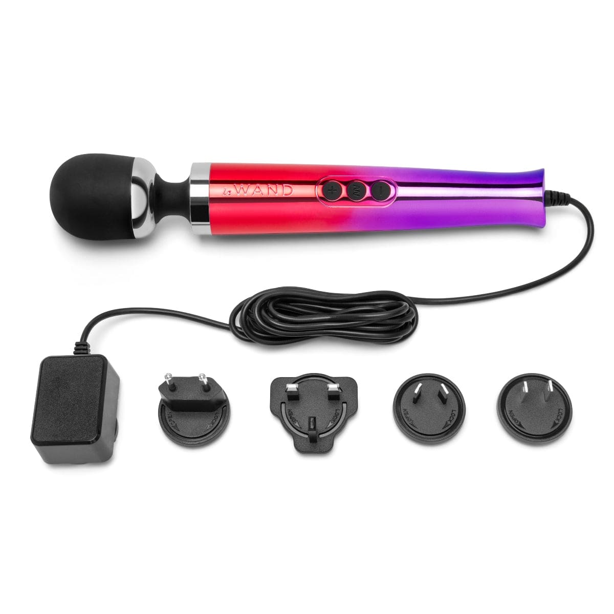 Le Wand Diecast Plug-In Vibrating Massager Wand - OMBRE le wand - For Me To Love