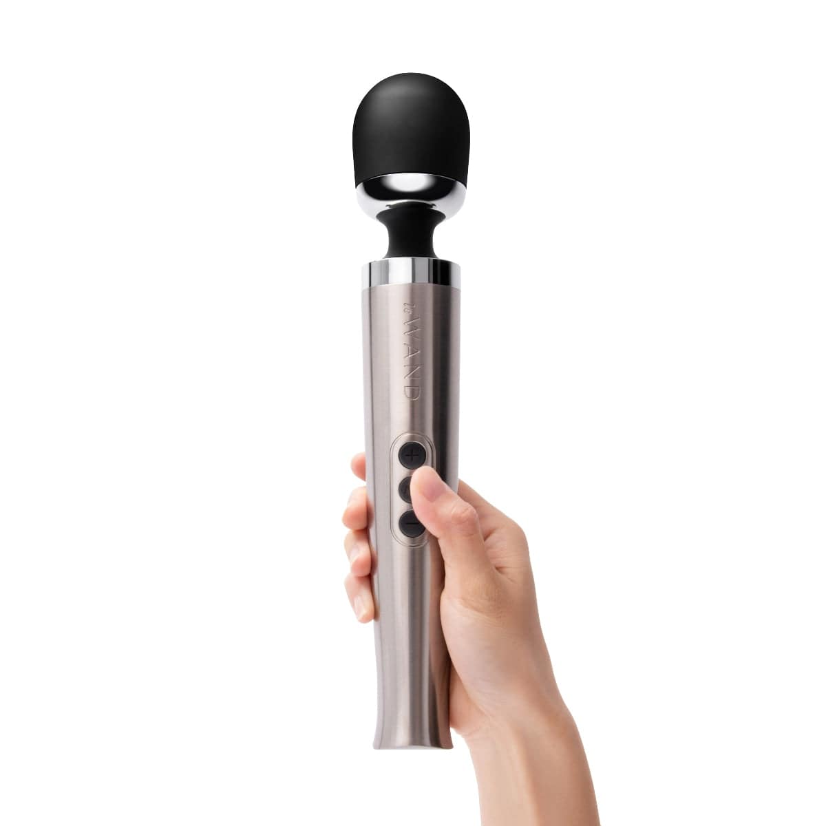 Le WAND Diecast Rechargeable Vibrating Massager Wand - SILVER le wand - For Me To Love