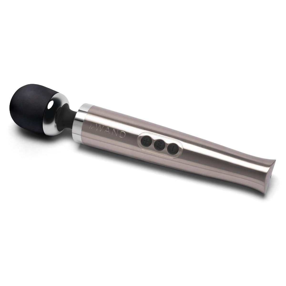 Le WAND Diecast Rechargeable Vibrating Massager Wand - SILVER le wand - For Me To Love