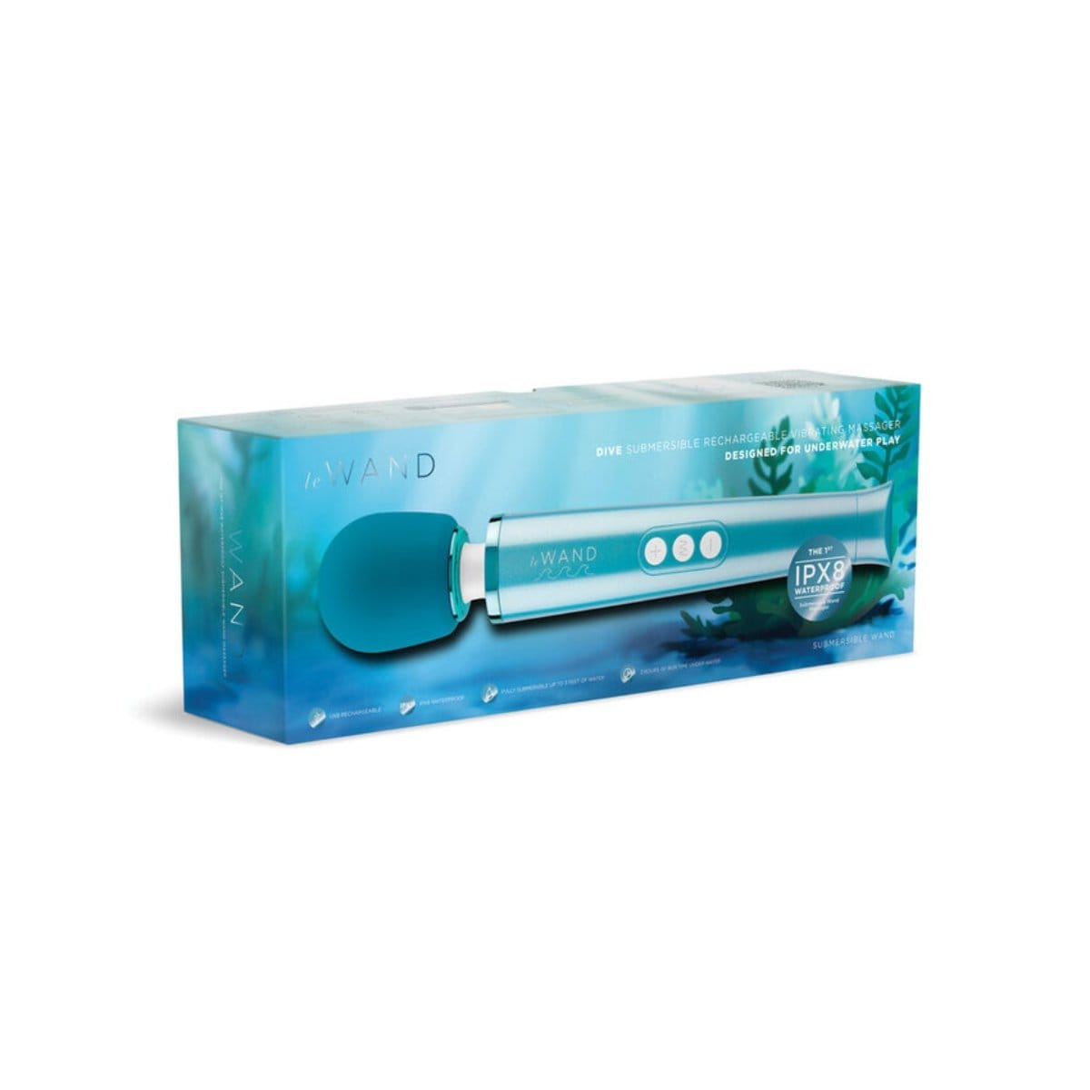Le Wand - Dive Submersible Rechargeable Vibrating Massager Wand Le Wand - For Me To Love