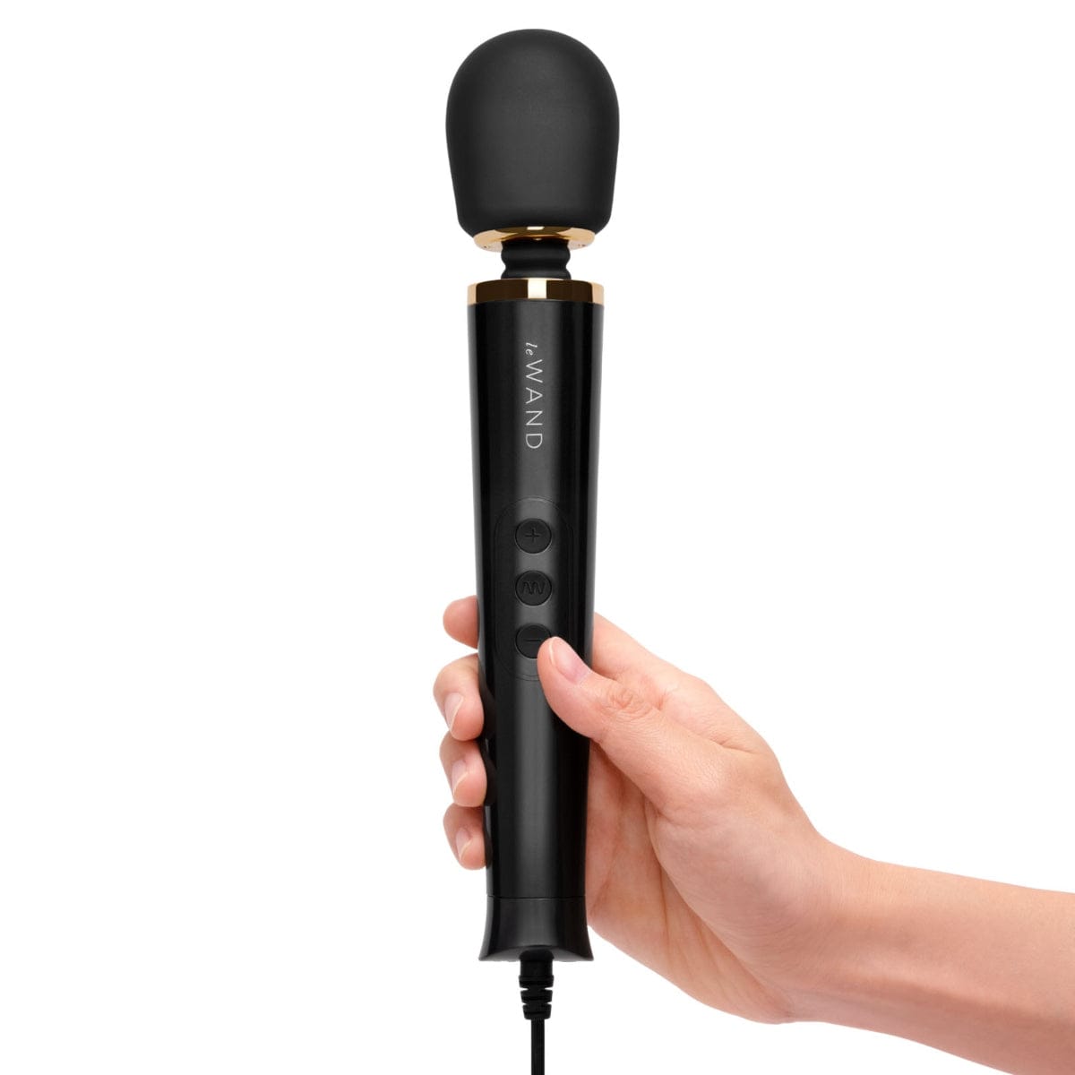 le wand Le Wand Powerful Petite Massage Wand Plug In Black/ Gold