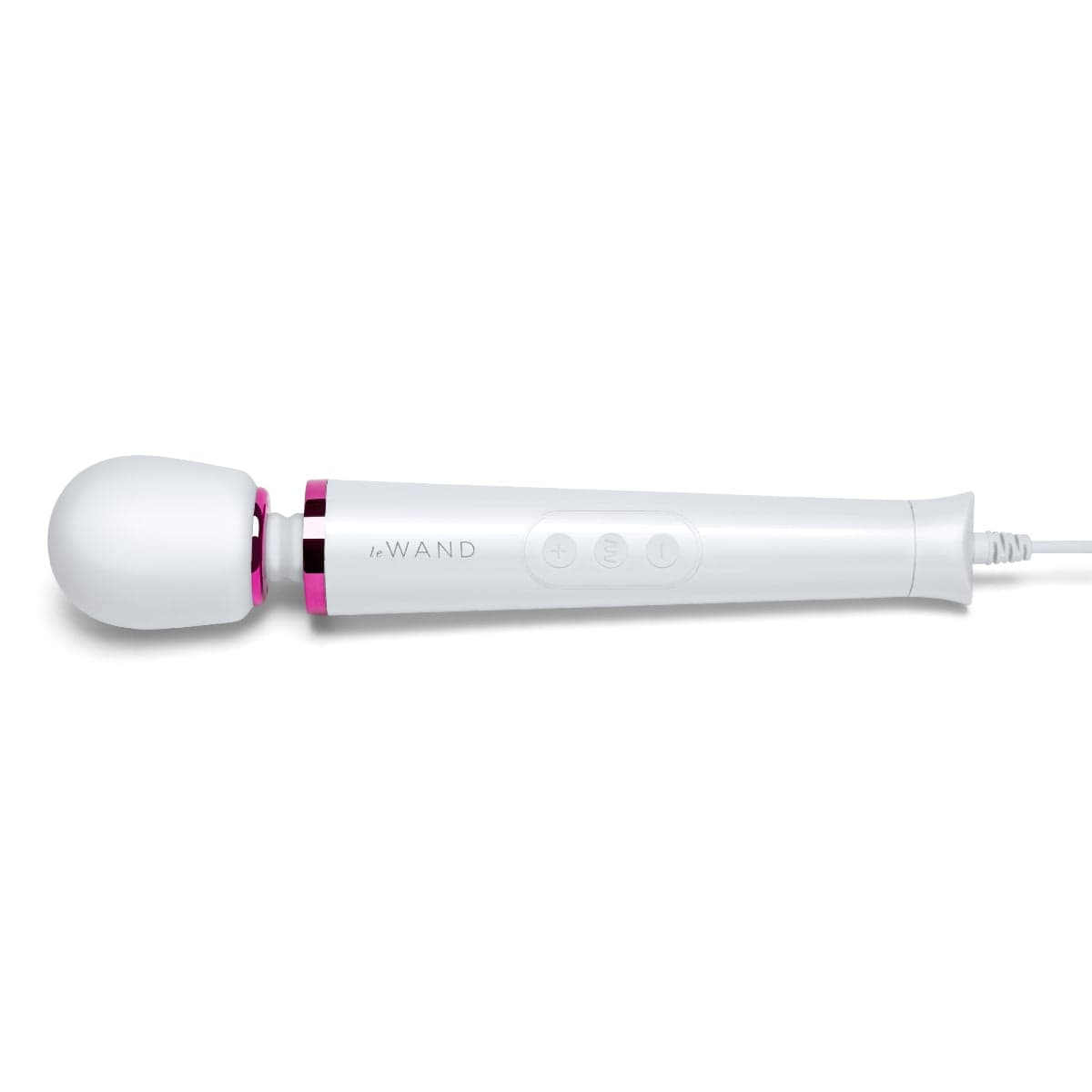 le wand Le Wand Powerful Petite Massage Wand Plug In - White/ Pink