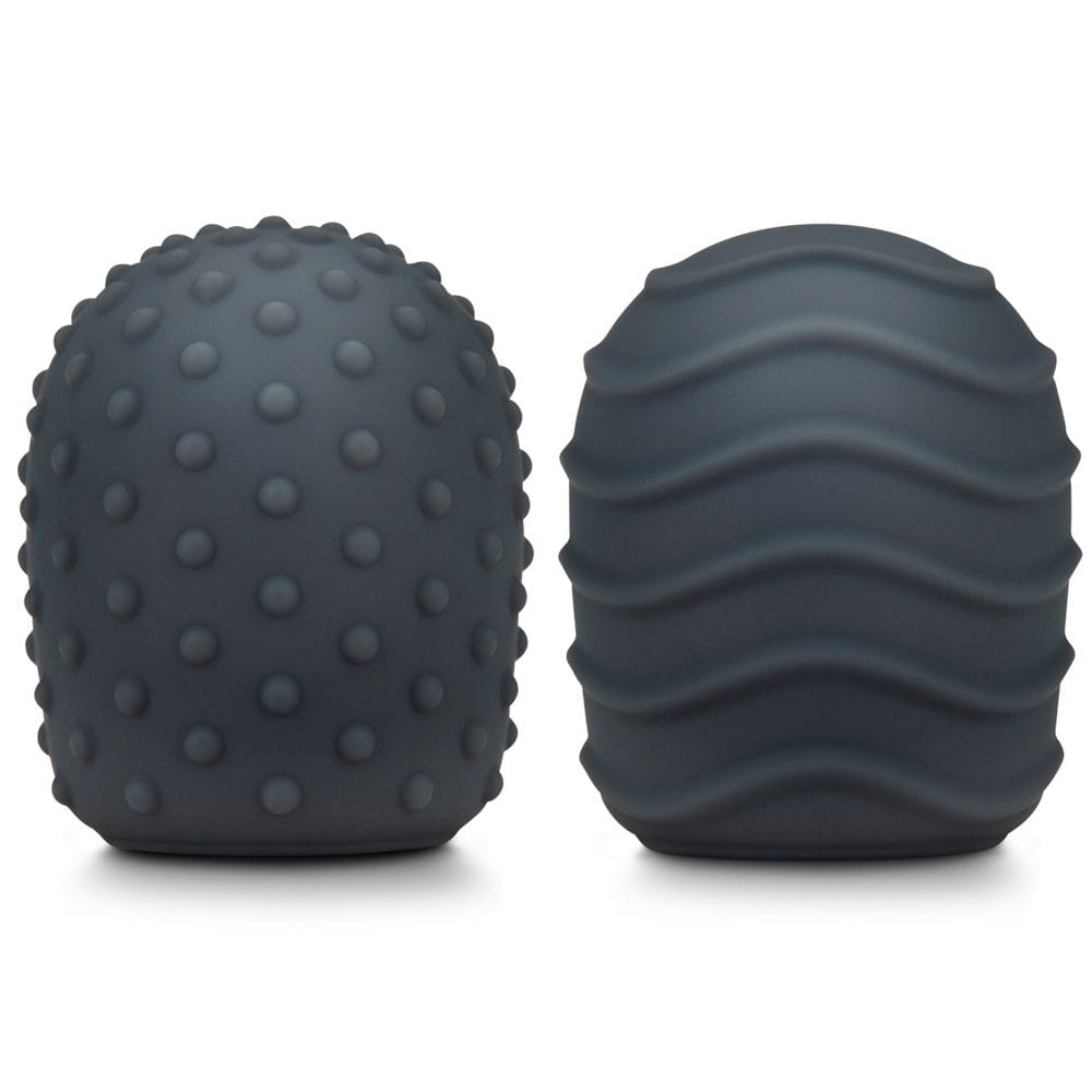 le wand Le Wand Silicone Texture Covers Black 2 Pack