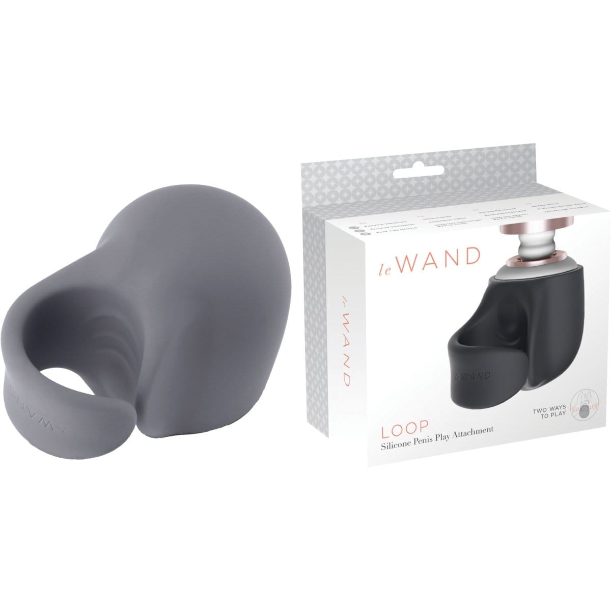 Le Wand - Looped Penis Play Attachment | Grey le wand - For Me To Love