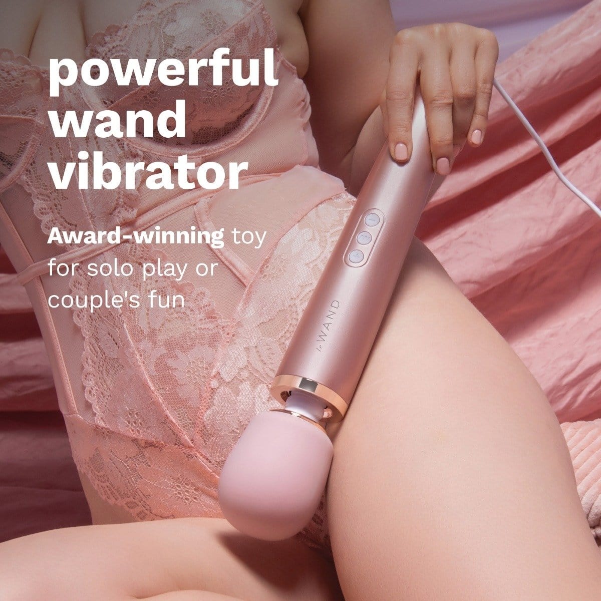 Le Wand - Luxury Plugin Massager Wand | Rose Gold Le Wand - For Me To Love