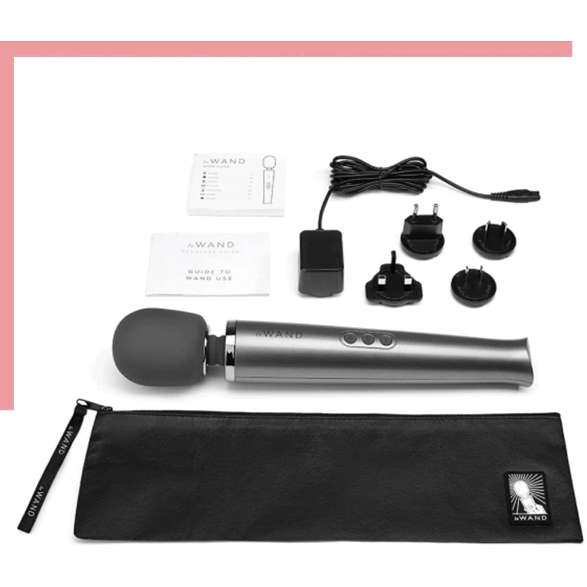 Le Wand - Luxury Rechargeable Massager Wand | Grey le wand - For Me To Love