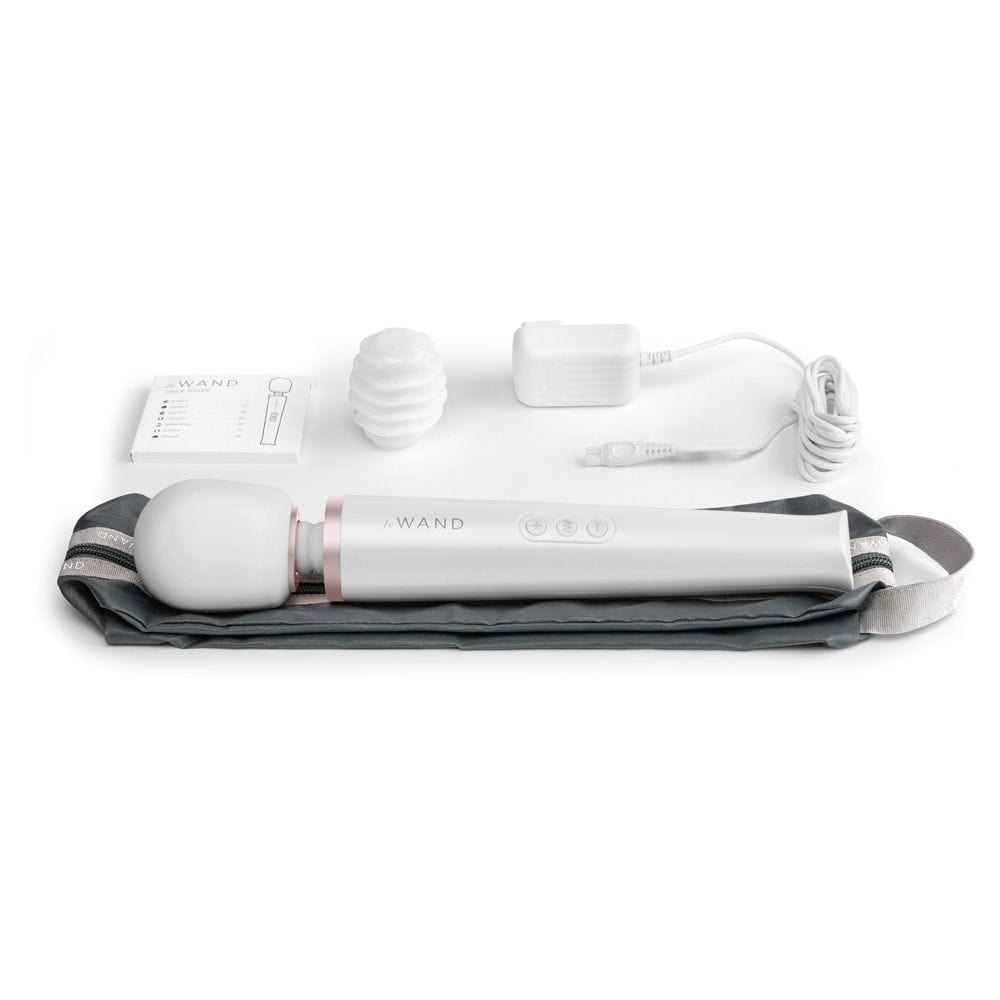 Le Wand- Luxury Rechargeable Massager Wand | White le wand - For Me To Love
