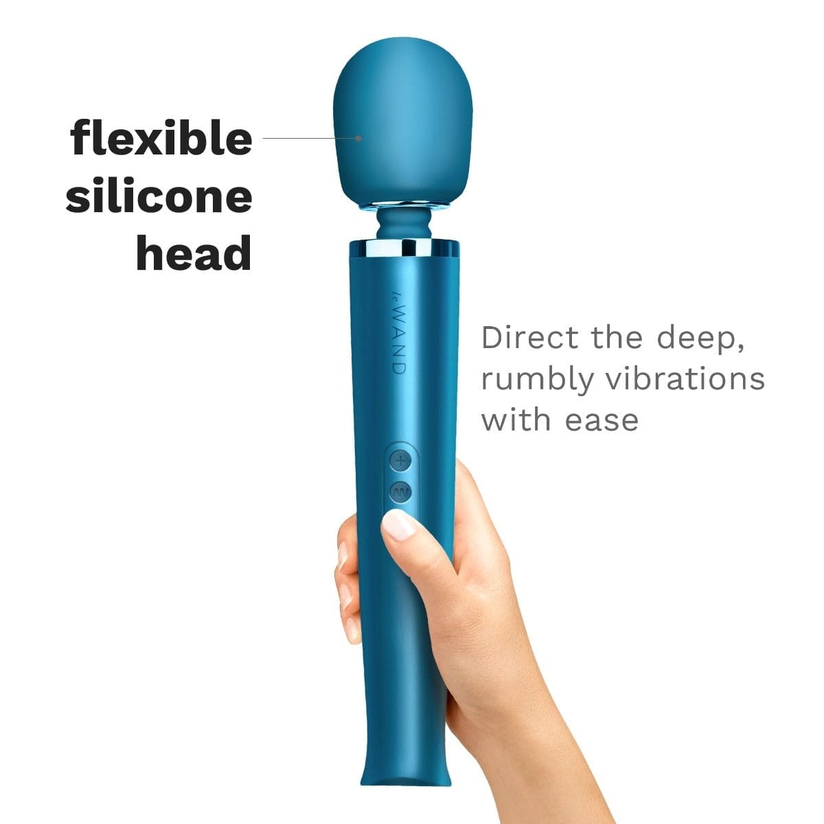 Le Wand - Luxury Rechargeable Vibrating Massager Wand | Pacific Blue Le Wand - For Me To Love