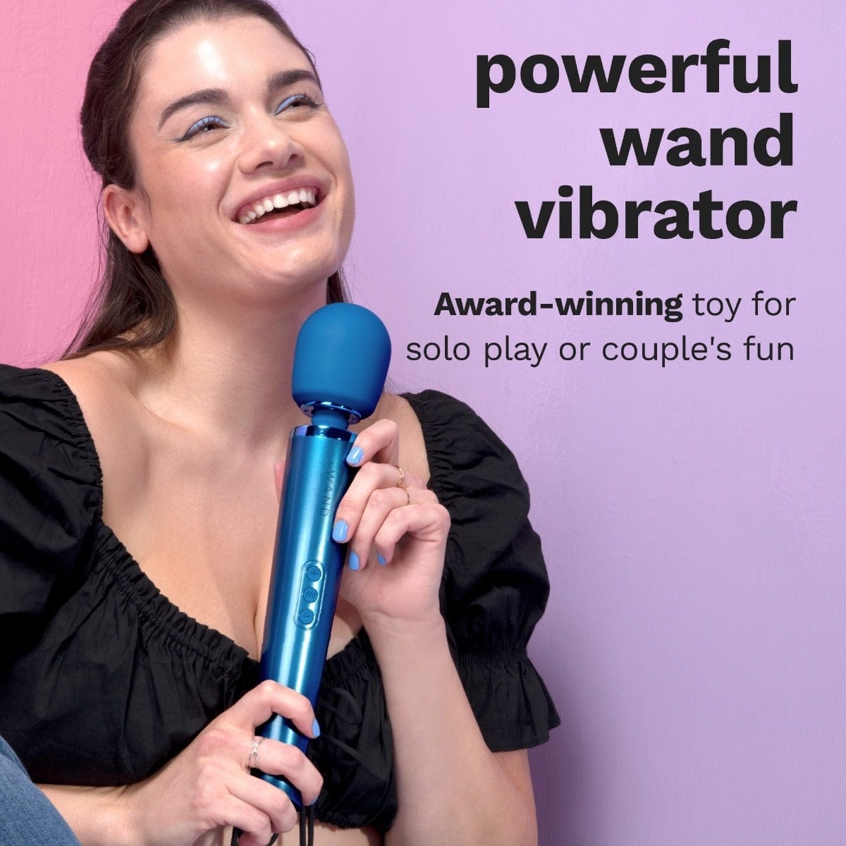 Le Wand - Luxury Rechargeable Vibrating Massager Wand | Pacific Blue Le Wand - For Me To Love