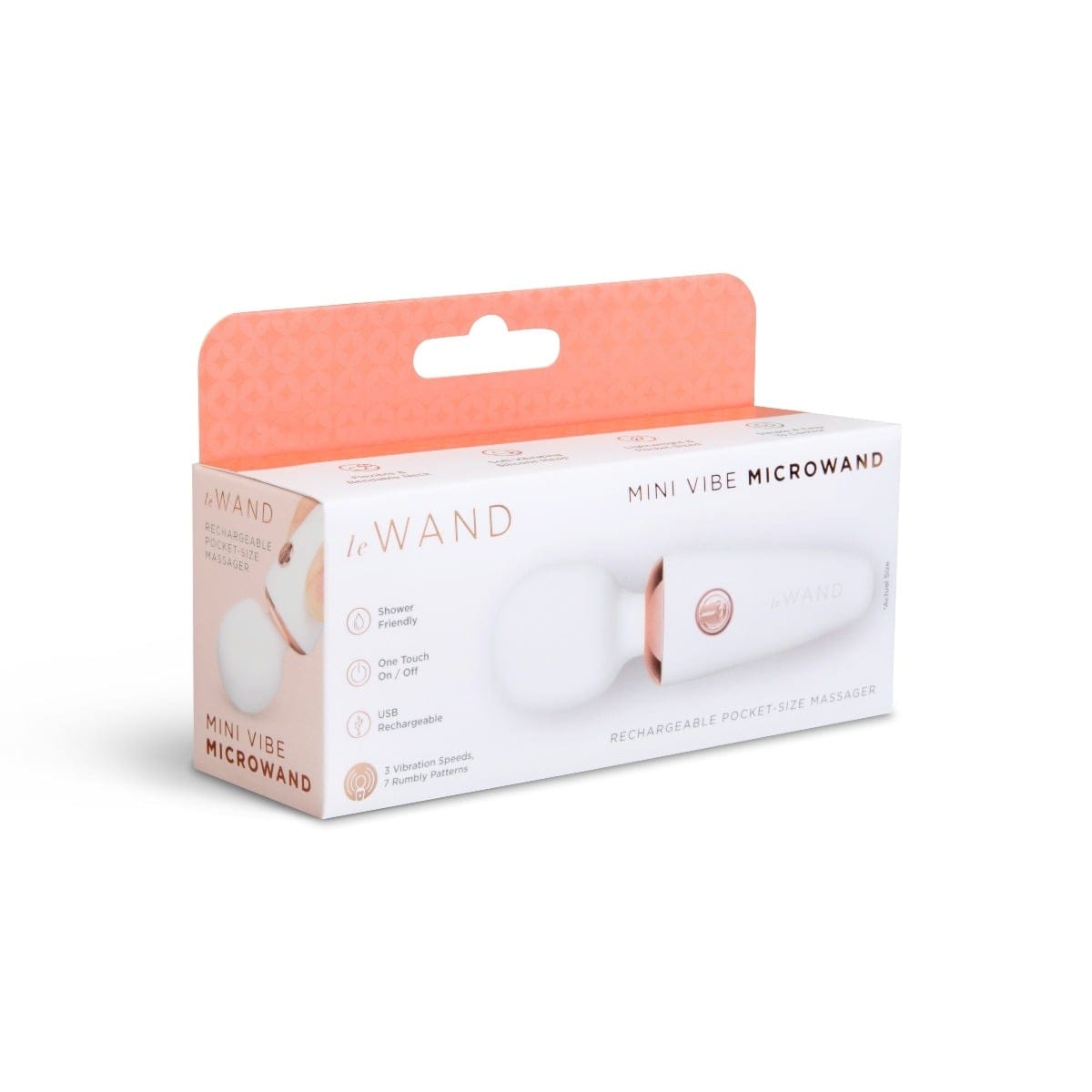 Le Wand - Mini Micro USB Rechargeable Body Wand Vibrator | Choice of 4 Colours Le Wand - For Me To Love
