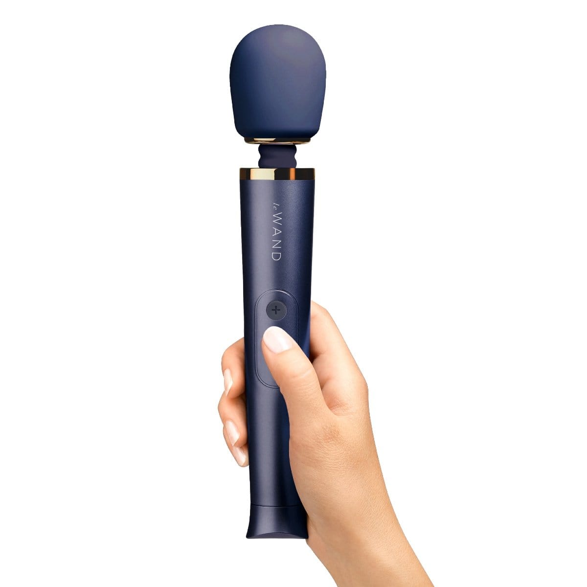 Le Wand - Petite Rechargeable Vibrating Massager Wand | Navy le wand - For Me To Love