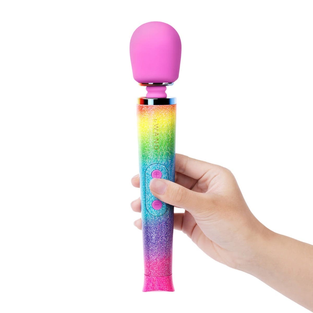 Le Wand - Powerful Petite Vibrating Massage Wand USB Rechargeable | Rainbow Ombre le wand - For Me To Love