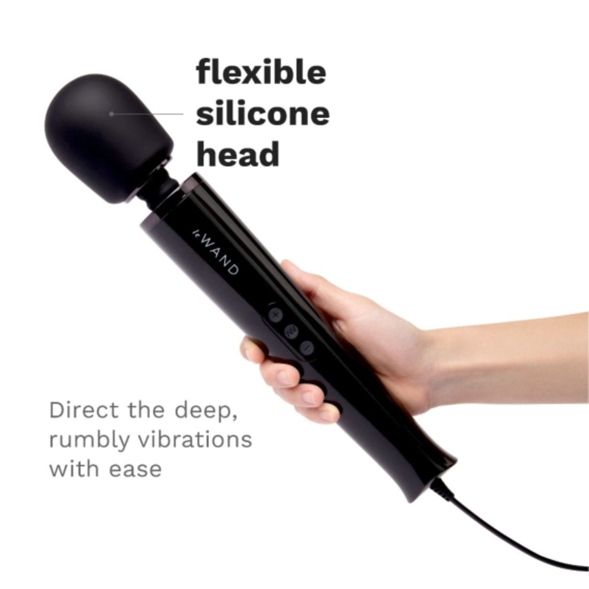 Le Wand - Powerful Plugin Massager Wand | Black Le Wand - For Me To Love
