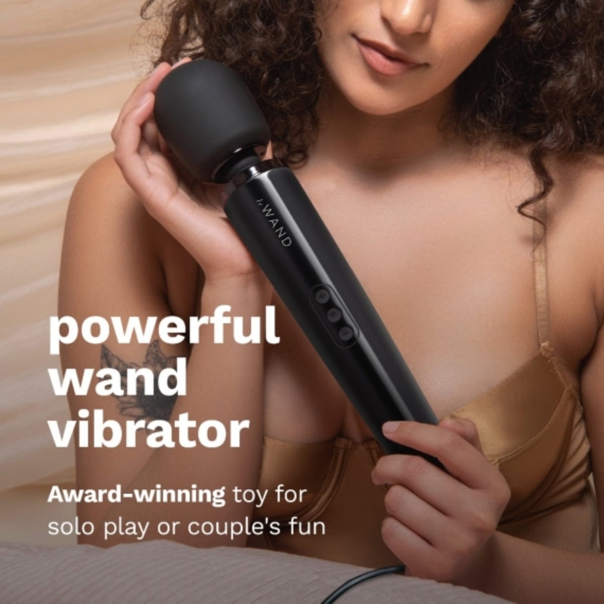 Le Wand - Powerful Plugin Massager Wand | Black Le Wand - For Me To Love