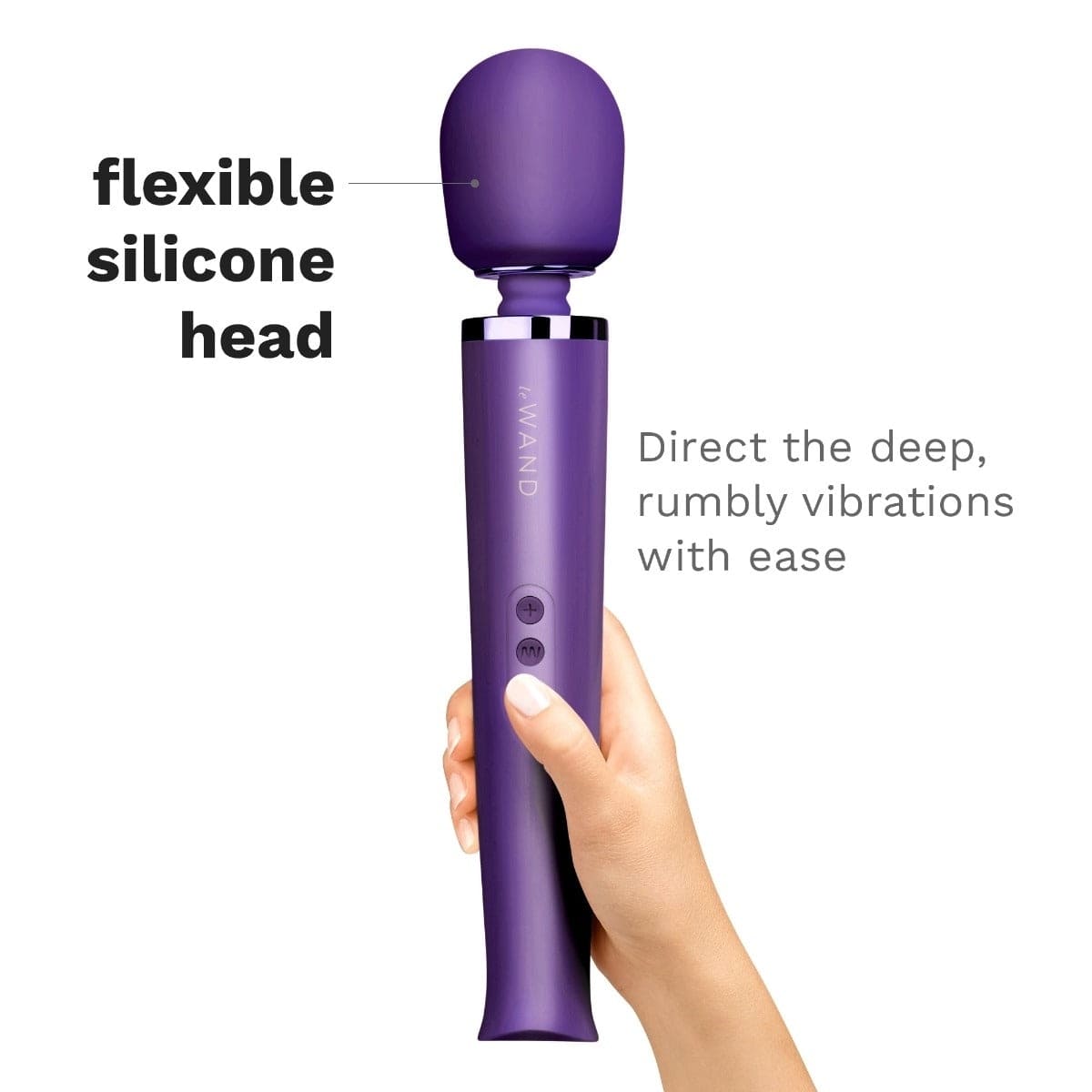 Le Wand - Rechargeable Vibrating Massager Wand | Purple Le Wand - For Me To Love
