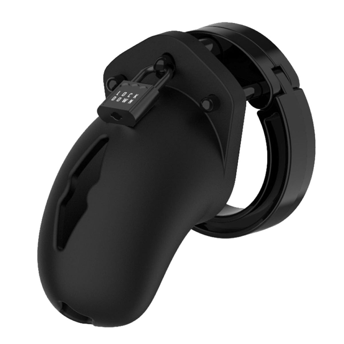lockdown Small Lockdown Black Chastity Cage, Choice of 3 sizes