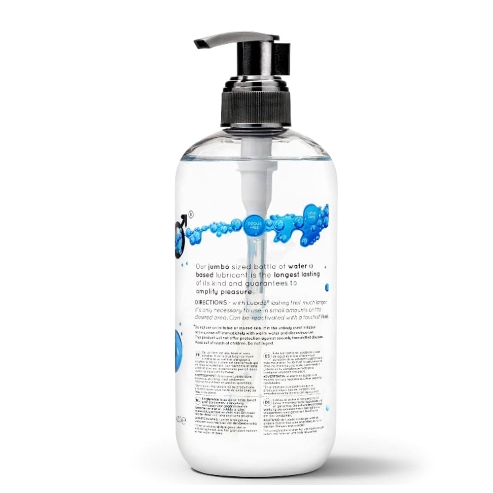Lubido - Jumbo Water-Based Intimate Lubricant | Transparent 500ml Lubido - For Me To Love