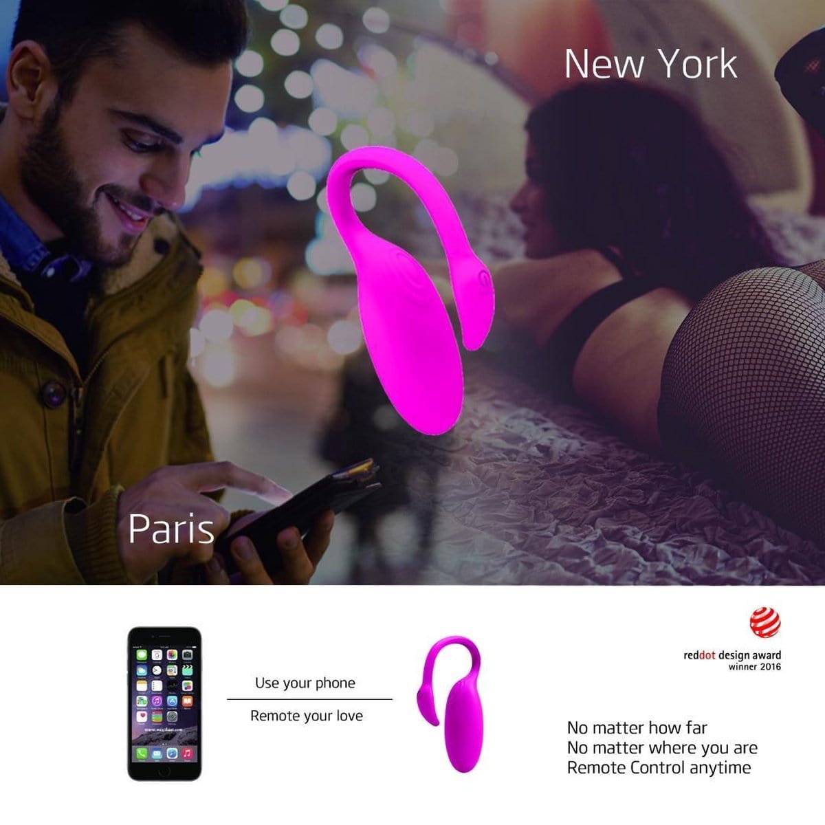 Magic Motion - Flamingo Vibrating Bullet | App Controlled Magic Motion - For Me To Love