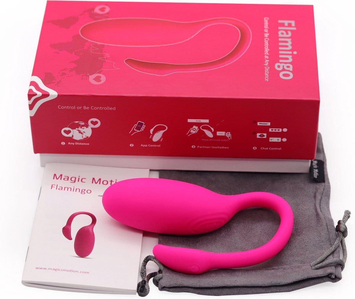 Magic Motion - Flamingo Vibrating Bullet | App Controlled Magic Motion - For Me To Love
