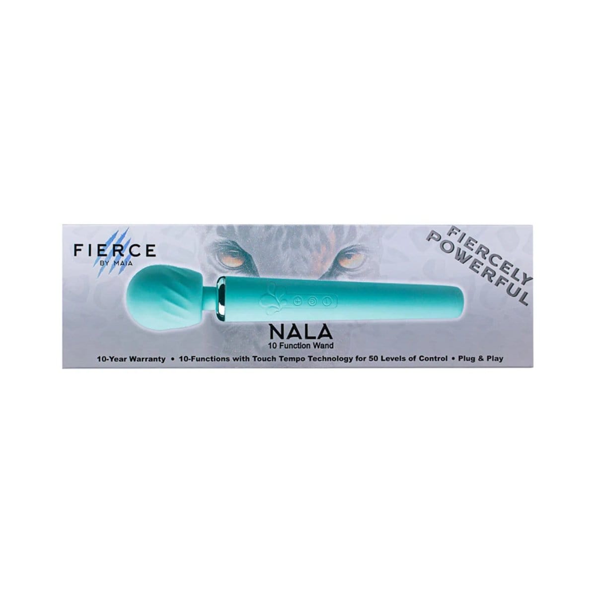 Maia Toys - Nala 10 Function Touch Tempo Plug & Play Fiercely Powerful Massage Wand | Blue Maia Toys - For Me To Love