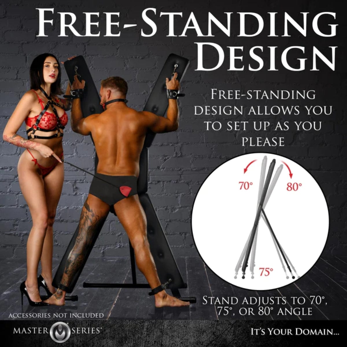 Master Series - Free Standing St Andrew's Cross Master Series - For Me To Love