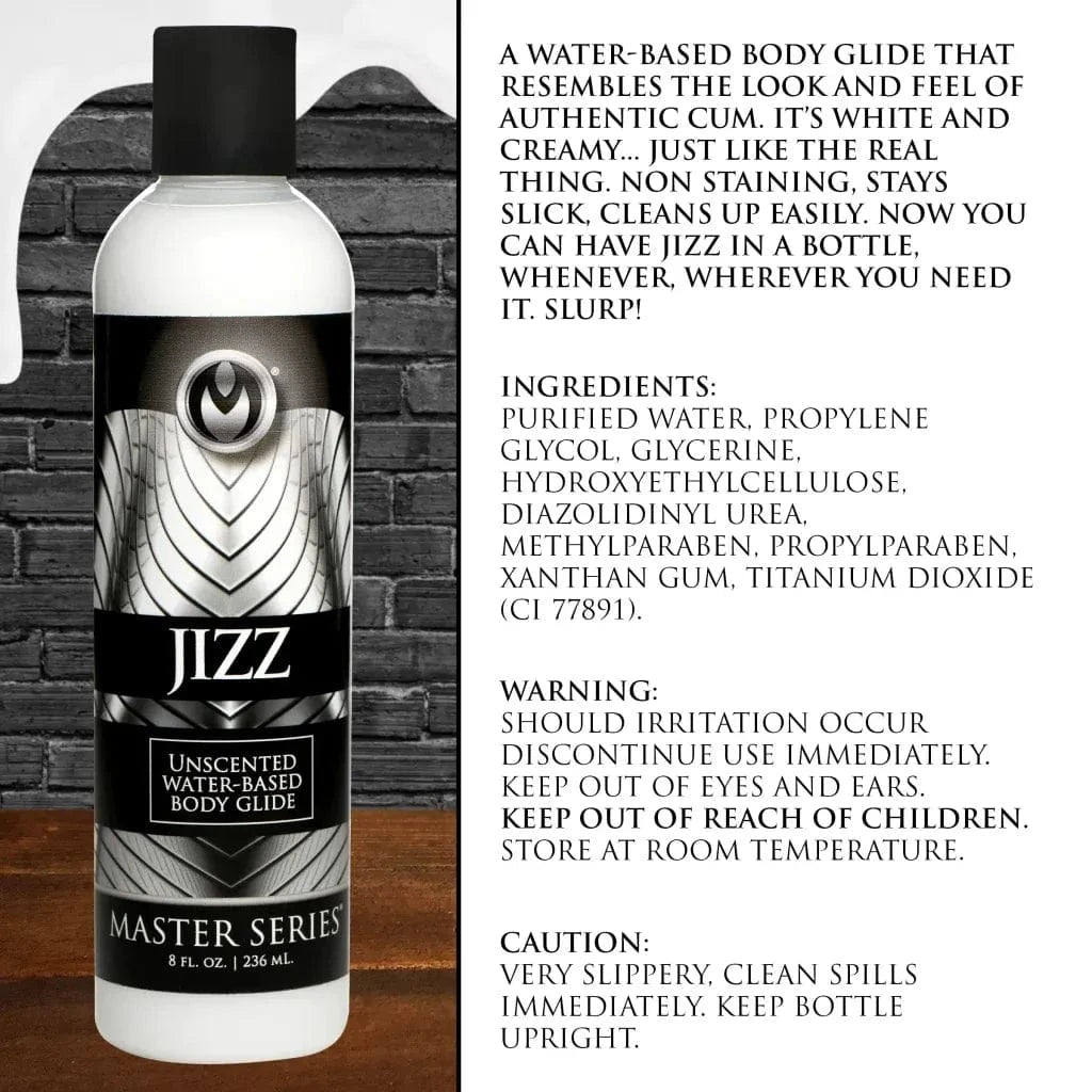 Master Series - Jizz Unscented Water Based Lube | 236ml Master Series - For Me To Love