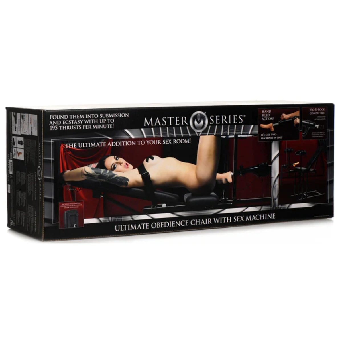 Master Series - Ultimate Obedience Chair with Sex Machine Master Series - For Me To Love