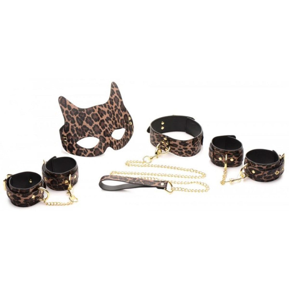 Master Series Wild Sex 7 Piece Bondage Set Leopard Print Master Series - For Me To Love