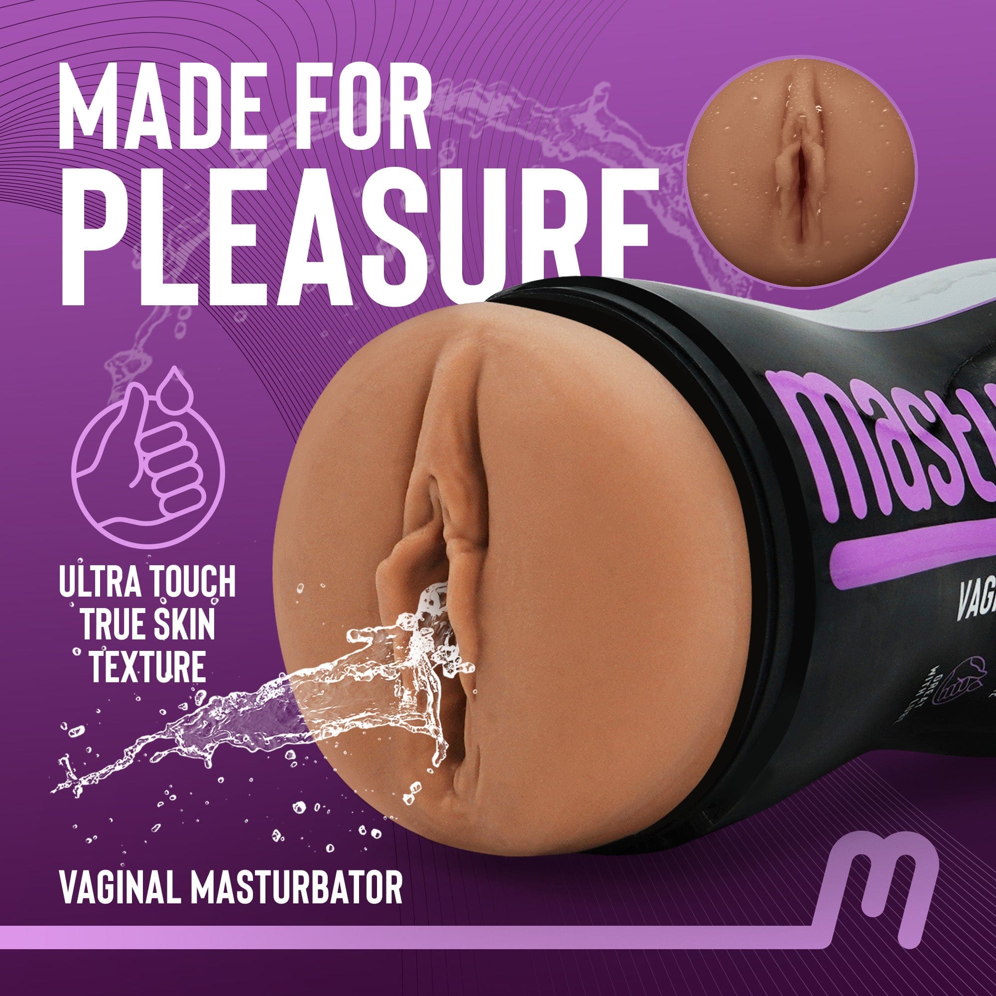 Masturmate - Vagina - Realistic Feel Male Masturbator | Mocha MasturMate - For Me To Love