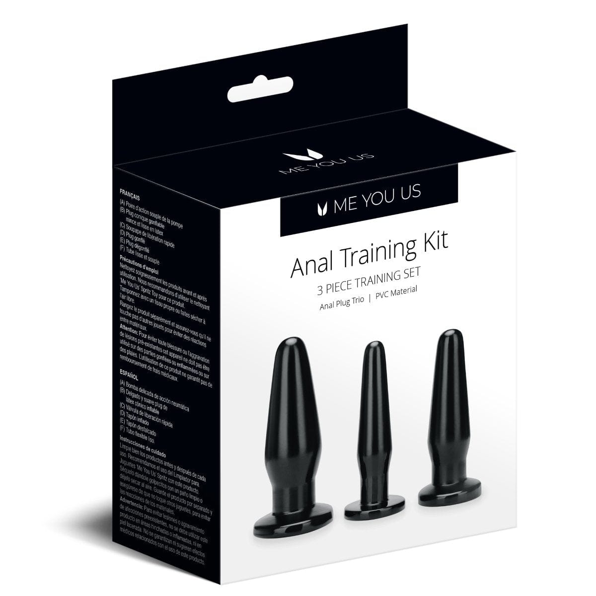 Me You Us - 3 Size Anal Training Butt Plug Kit Me You Us - For Me To Love