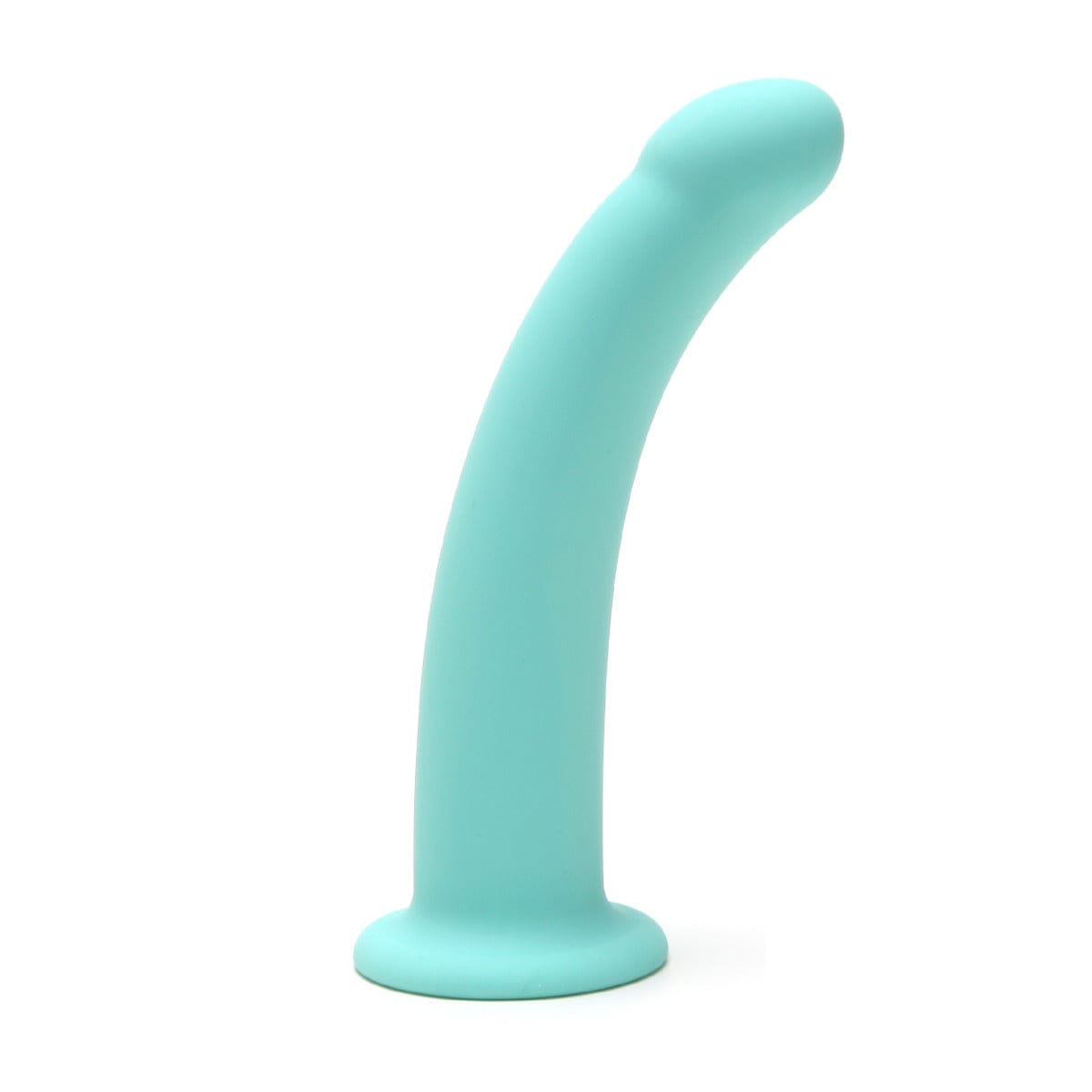Me You Us - 7 inch Curved Silicone Dildo | Harness Compatible Aqua Me You Us - For Me To Love