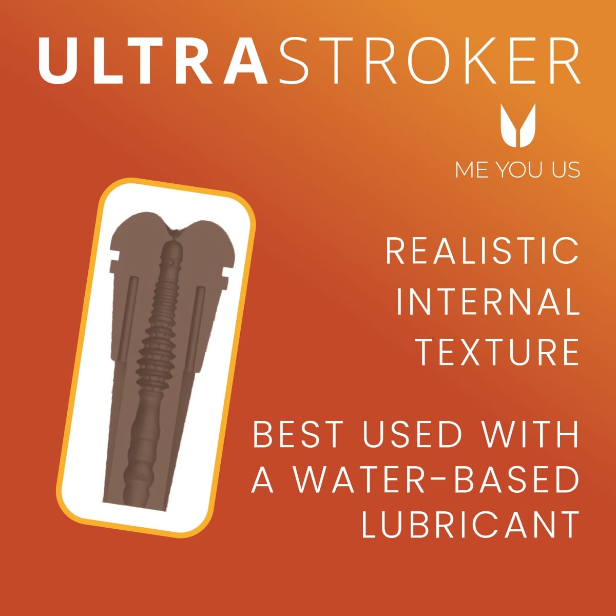 Me You Us - Anal Stroker 1 Caramel | Male Masturbator Me You Us - For Me To Love