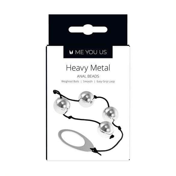 Me You Us Heavy Metal Anal Beads Silver Me You Us - For Me To Love