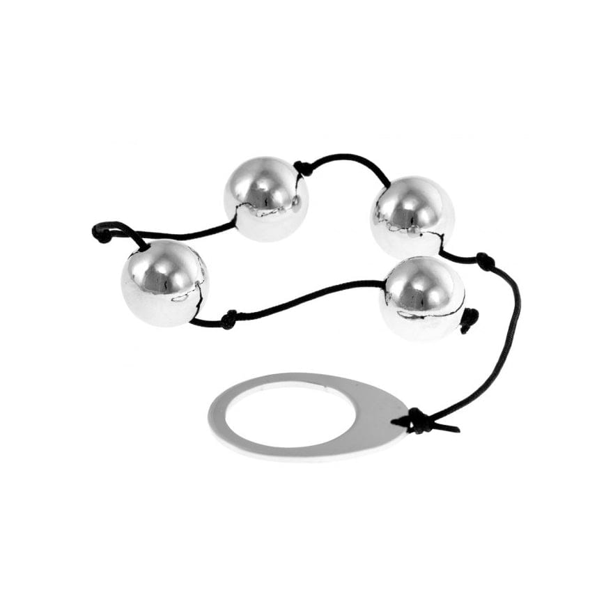 Me You Us Heavy Metal Anal Beads Silver Me You Us - For Me To Love