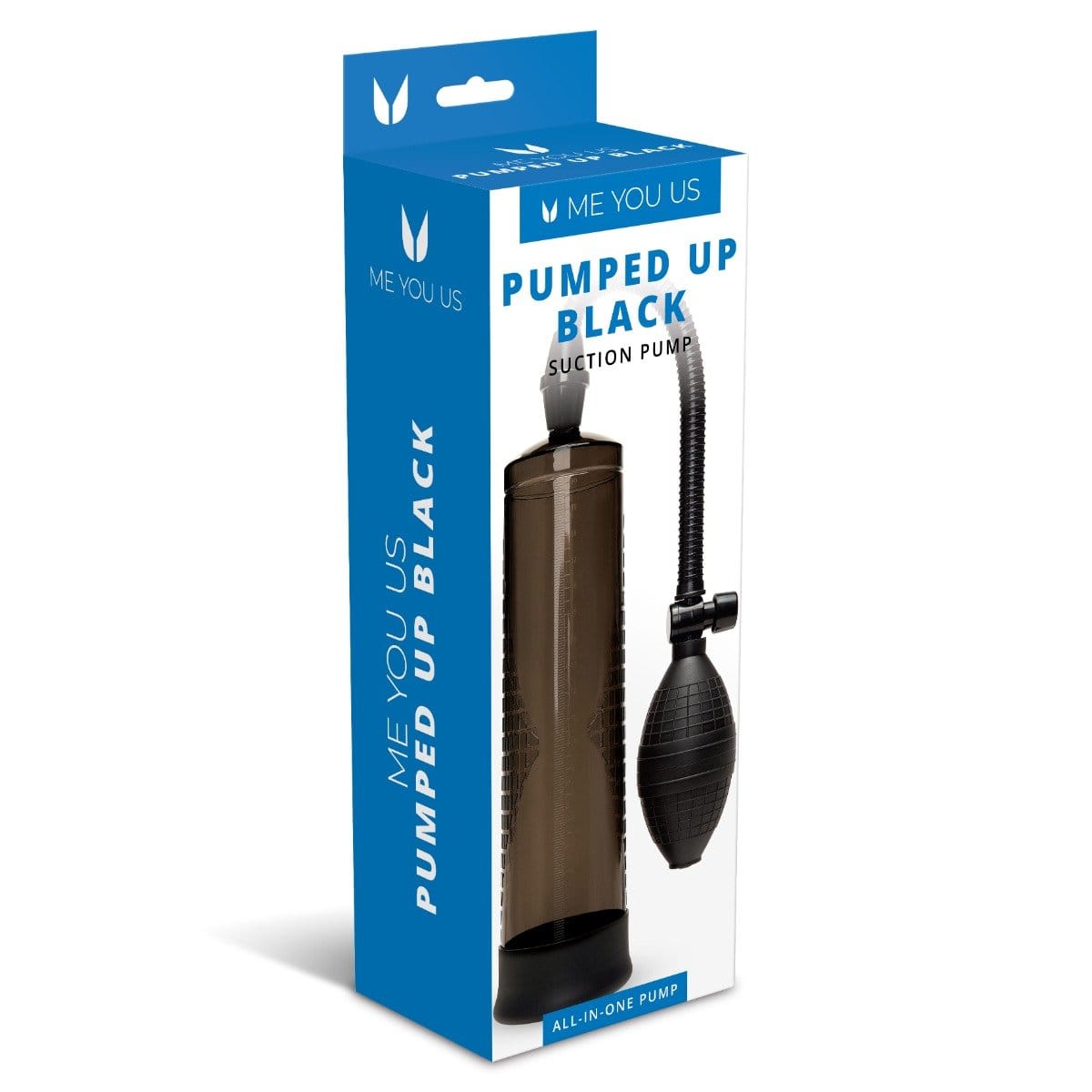 Me You Us - Pumped Up Suction Penis Pump | Black 8.5 inches Me You Us - For Me To Love