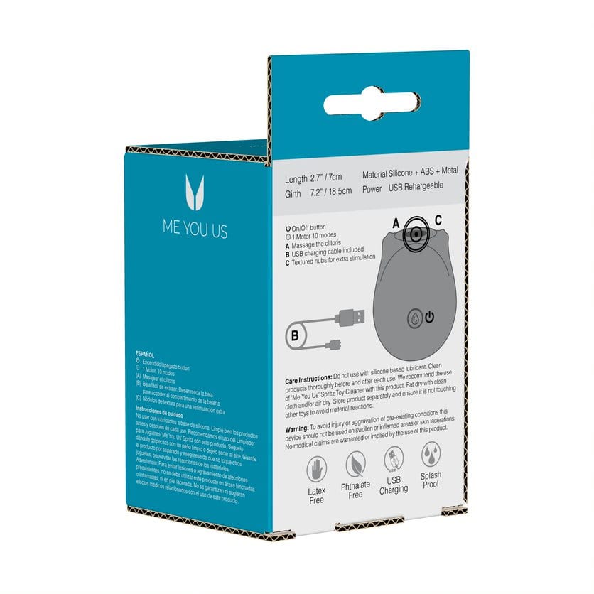 Me You Us - Rosebud Clitoral Suction Vibe - USB Rechargeable Me You Us - For Me To Love