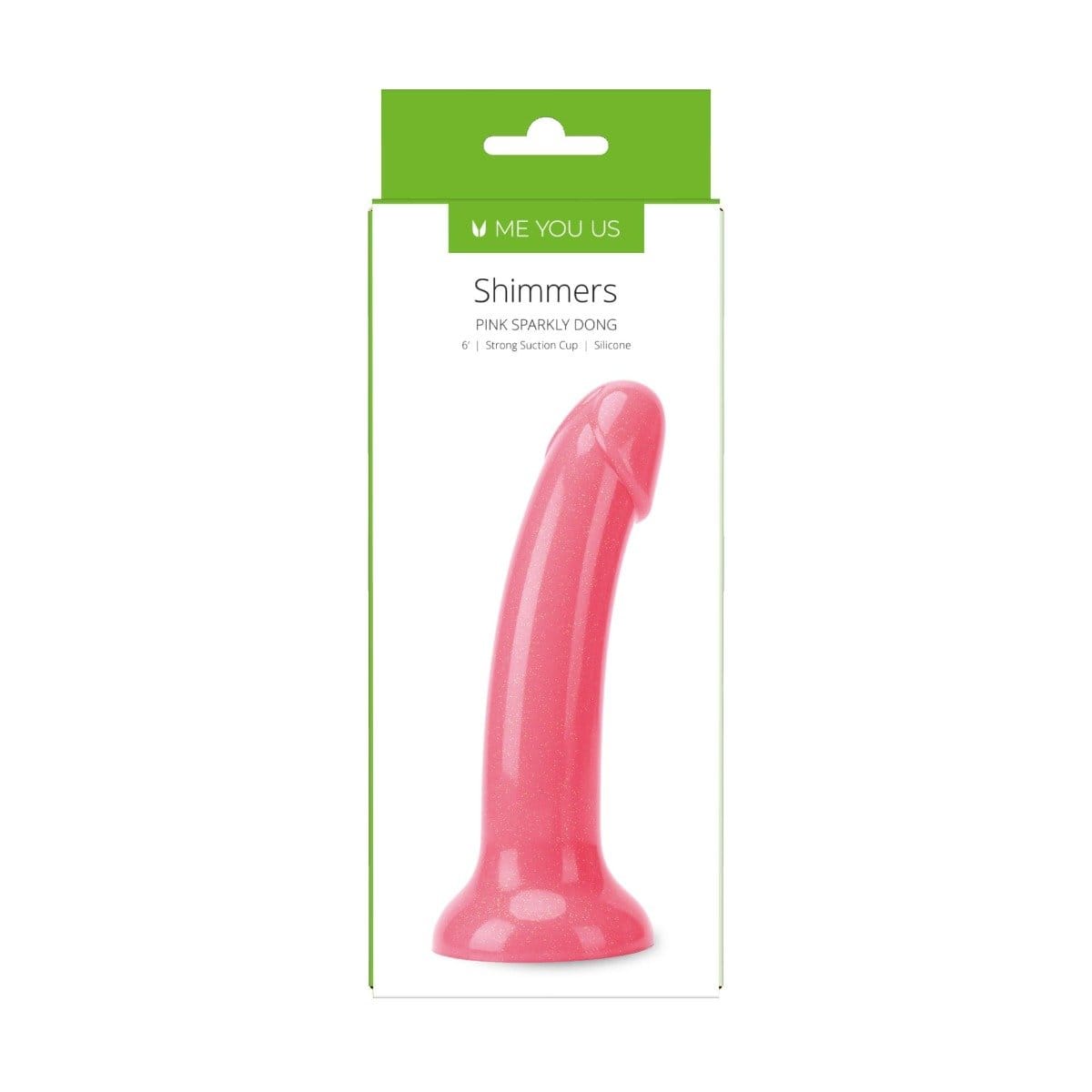 Me You Us - Shimmers Sparkly Dildo 6 inches | Choice of Black, Pink or Purple Me You Us - For Me To Love