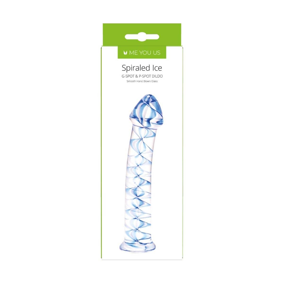 Me You Us Spiraled Ice Glass Gspot Teaser Dildo Me You Us - For Me To Love