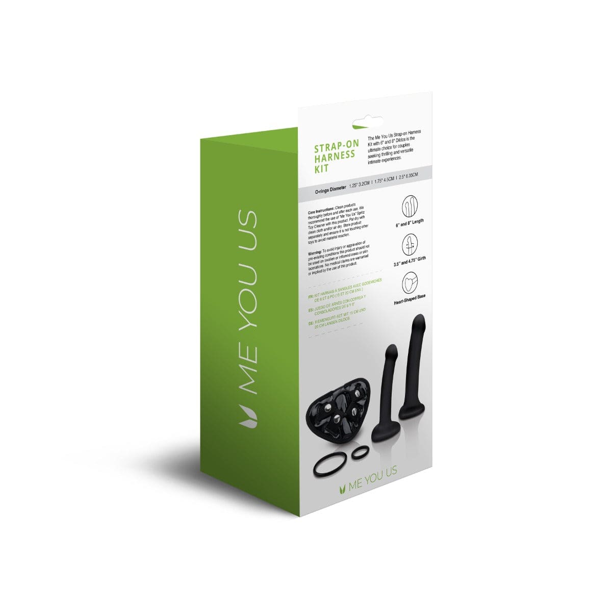 Me You Us - Strap on Harness Kit with 6 and 8inch Dildos Me You Us - For Me To Love