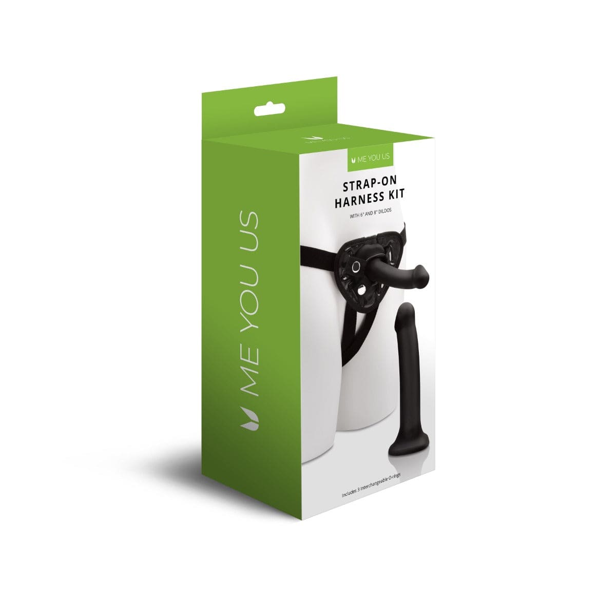 Me You Us - Strap on Harness Kit with 6 and 8inch Dildos Me You Us - For Me To Love