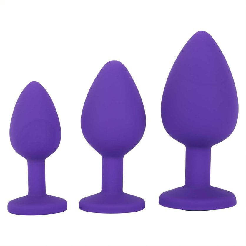Me You Us - Trio Of Jewels Butt Plug Set - Purple Me You Us - For Me To Love