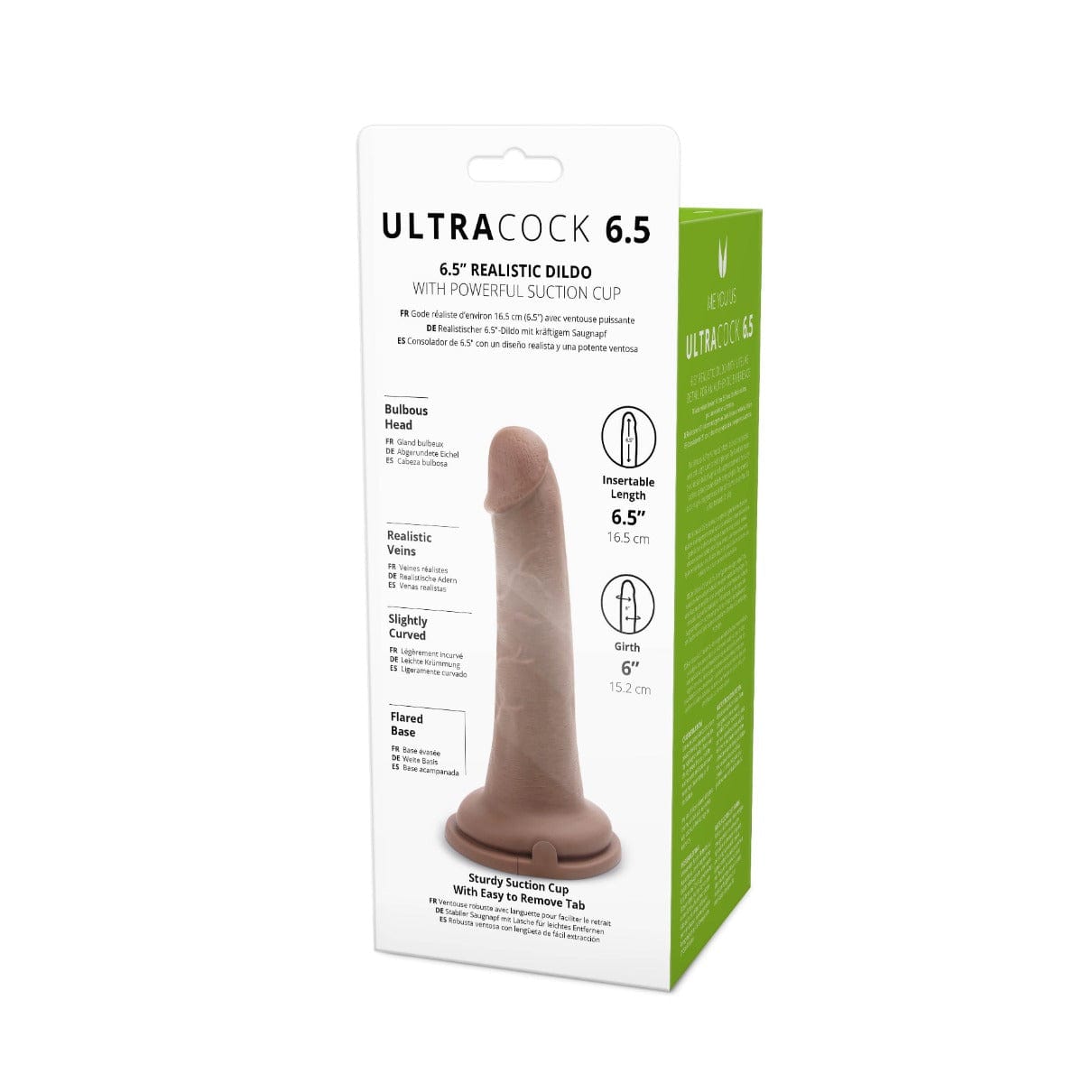 Me You Us Ultra Cock 6.5" Caramel Realistic Dildo with Suction Cup Base Me You Us - For Me To Love