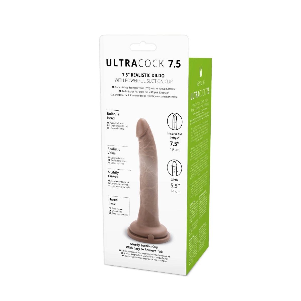 Me You Us Ultra Cock 7.5" Caramel Realistic Dildo with Suction Cup Base Me You Us - For Me To Love