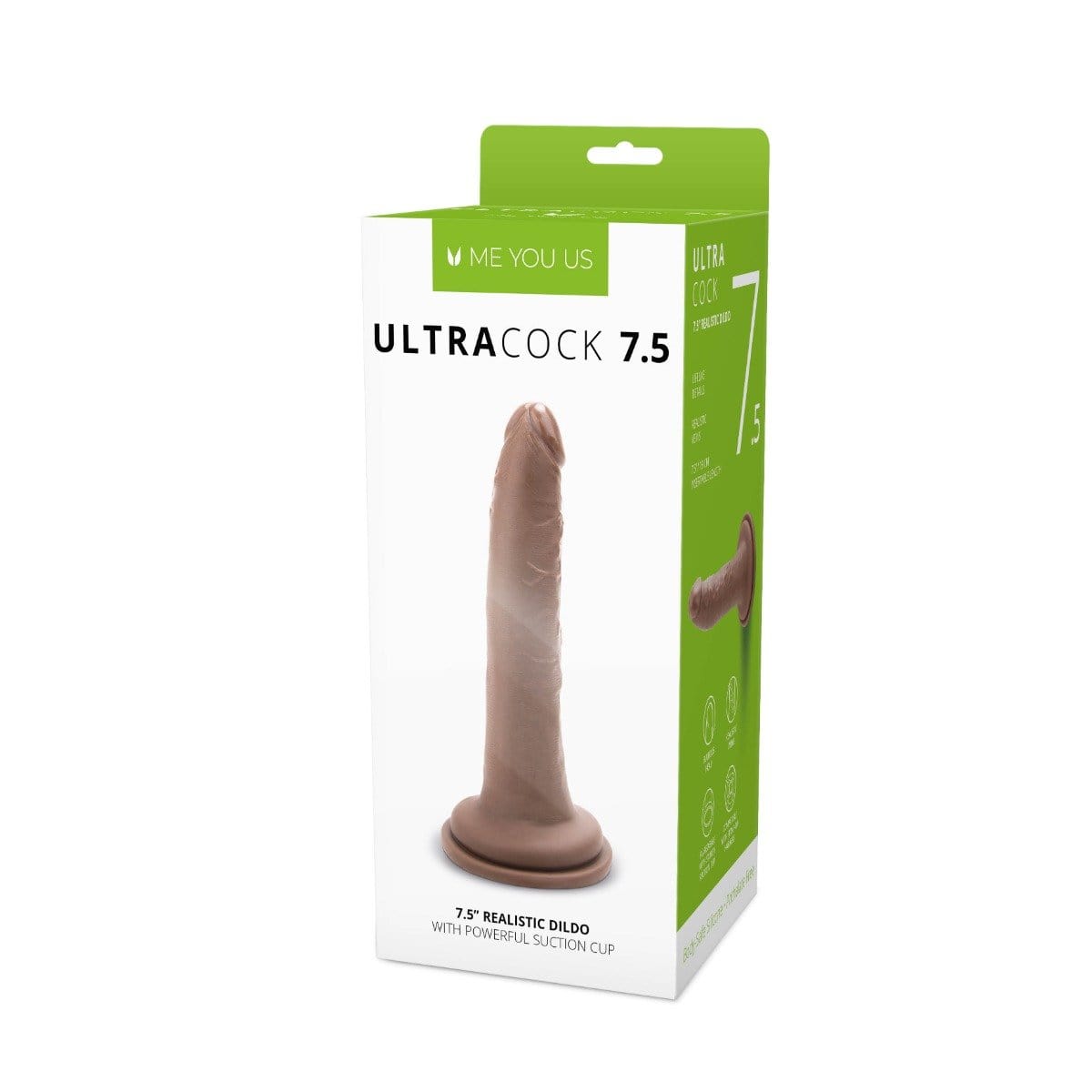 Me You Us Ultra Cock 7.5" Caramel Realistic Dildo with Suction Cup Base Me You Us - For Me To Love