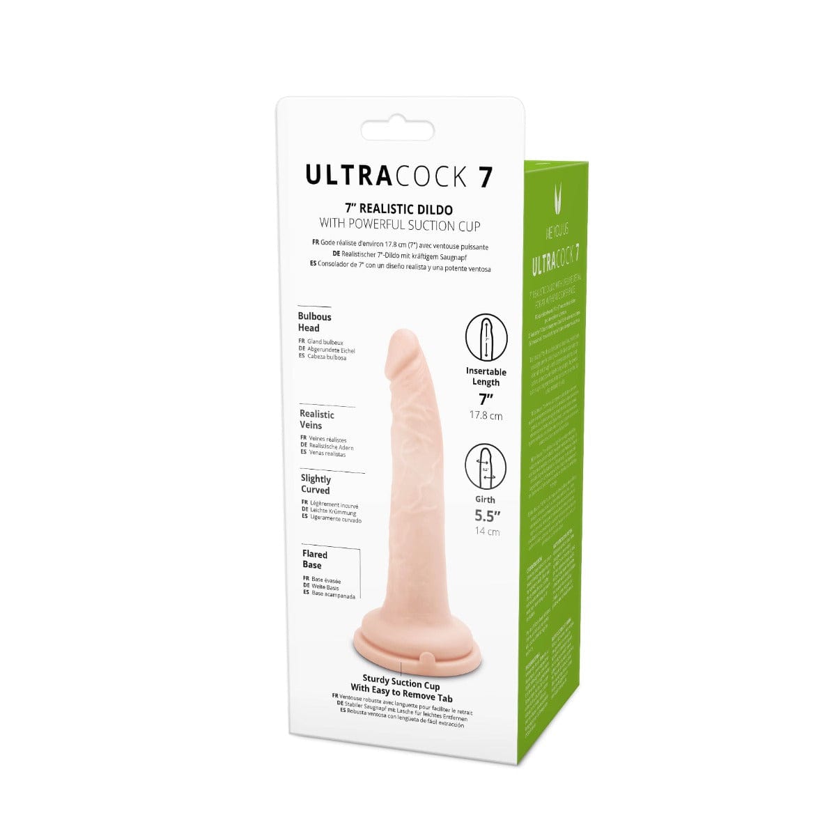 Me You Us Ultra Cock 7" Realistic Dildo with Suction Cup Me You Us - For Me To Love