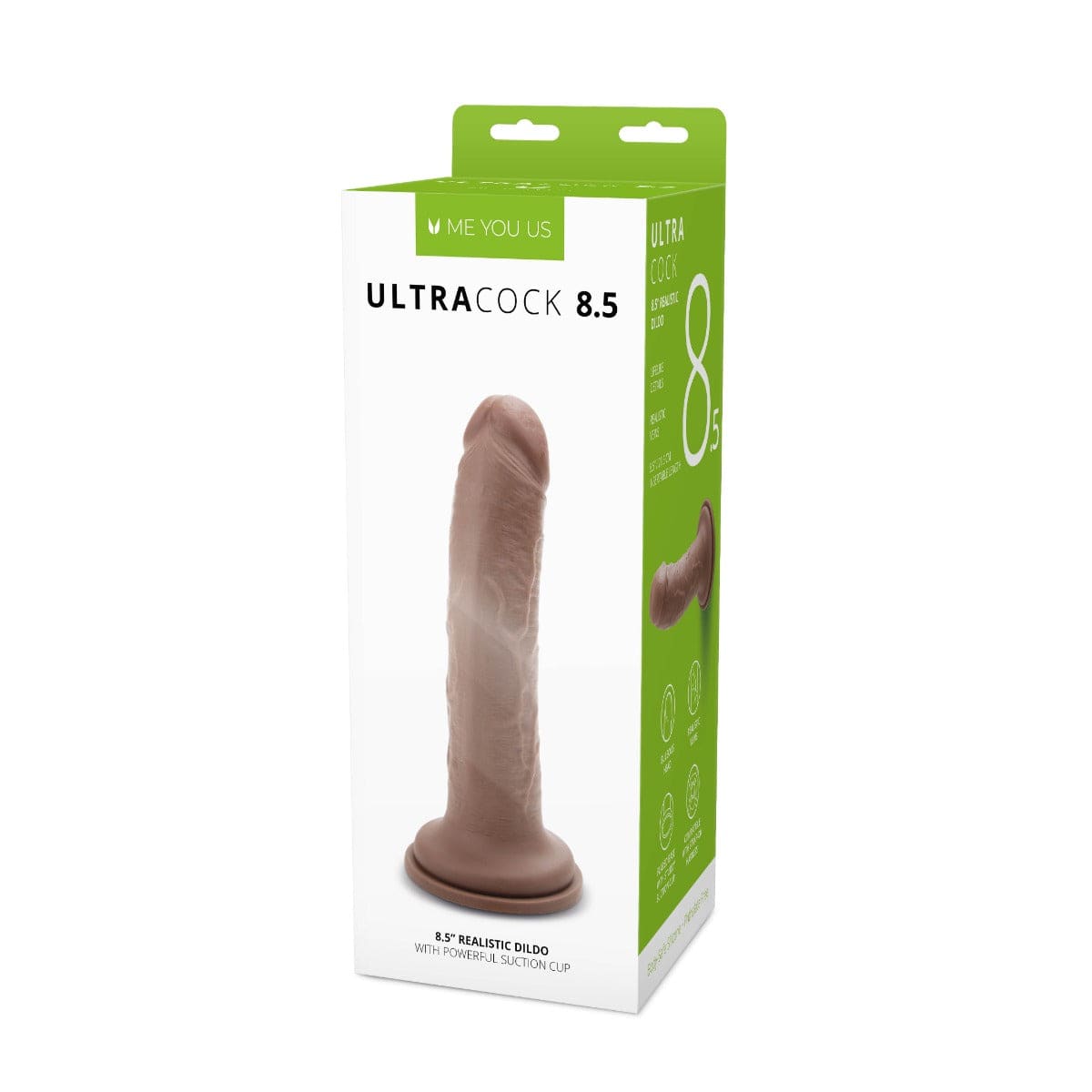 Me You Us Ultra Cock 8.5" Caramel Realistic Dildo with Suction Cup Base Me You Us - For Me To Love