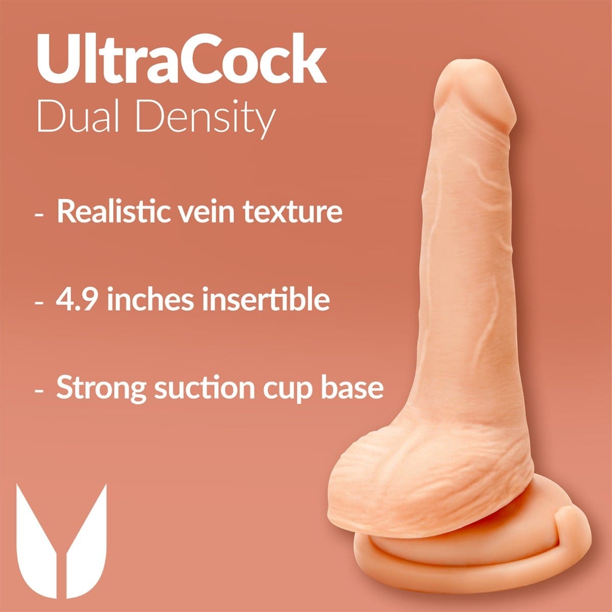 Me You Us - Ultra Cock Dual Density Dildo with Balls and Suction Cup Base | 6 inches Me You Us - For Me To Love
