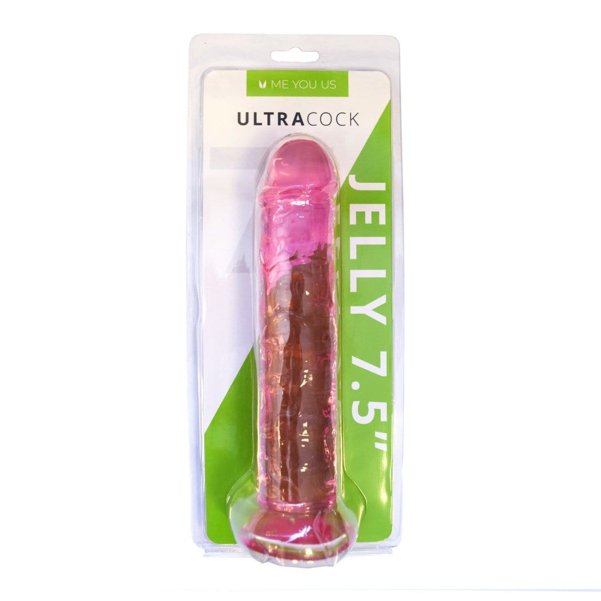 Me You Us - Ultra Cock Pink Jelly Dong with Suction Cup Base | 7.5 inches Me You Us - For Me To Love