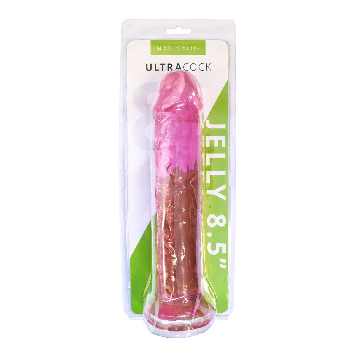 Me You Us - Ultra Cock Pink Jelly Dong with Suction Cup Base | 8.5 inches Me You Us - For Me To Love