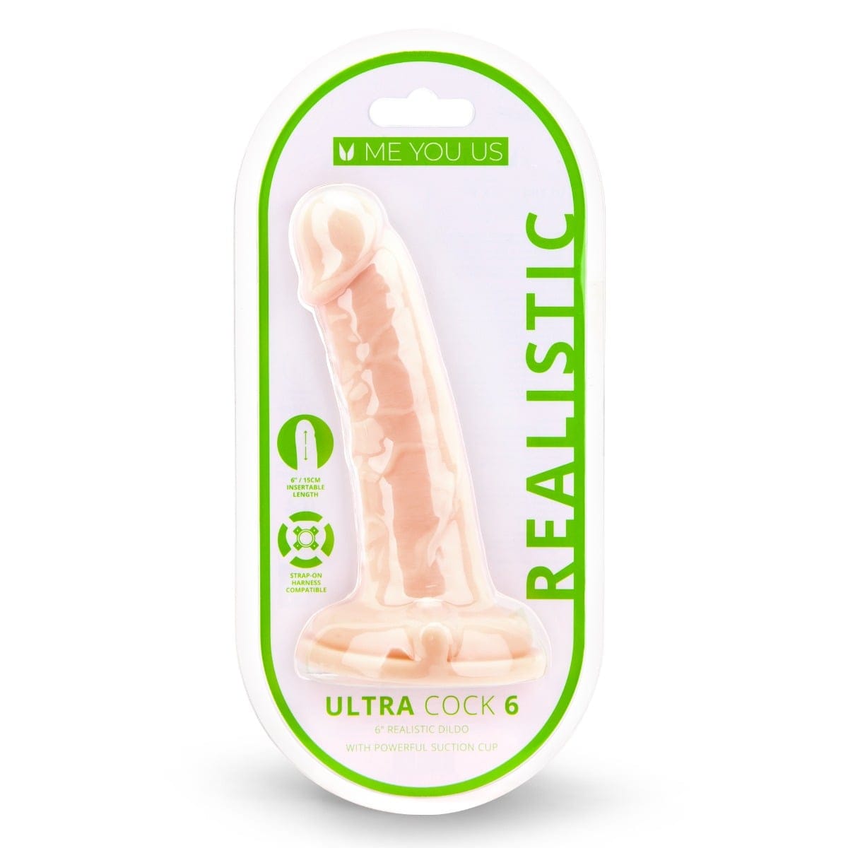 Me You Us - Ultra Realistic Dildo with Suction Cup Base | 6 inches Me You Us - For Me To Love